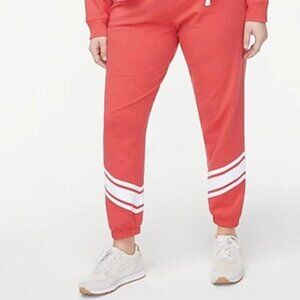 J. Crew Red White Stripe Jogger XL Pants